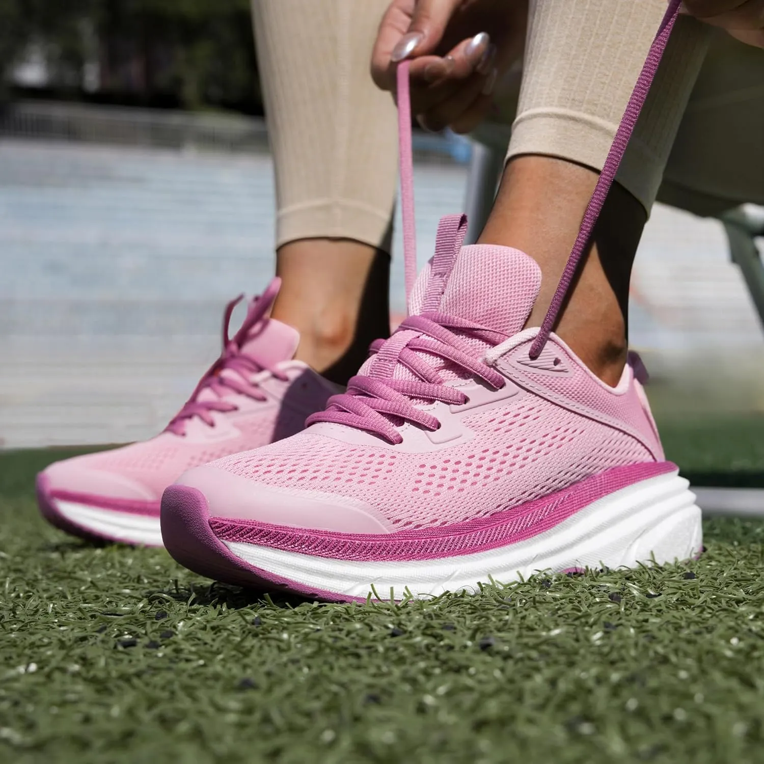 NORTIV 8 Women's Running Walking Tennis Shoes FlexLife Comfortable Cushioning Non-Slip Breathable Athletic Gym Workout Cross Trainer Jogging Sneakers