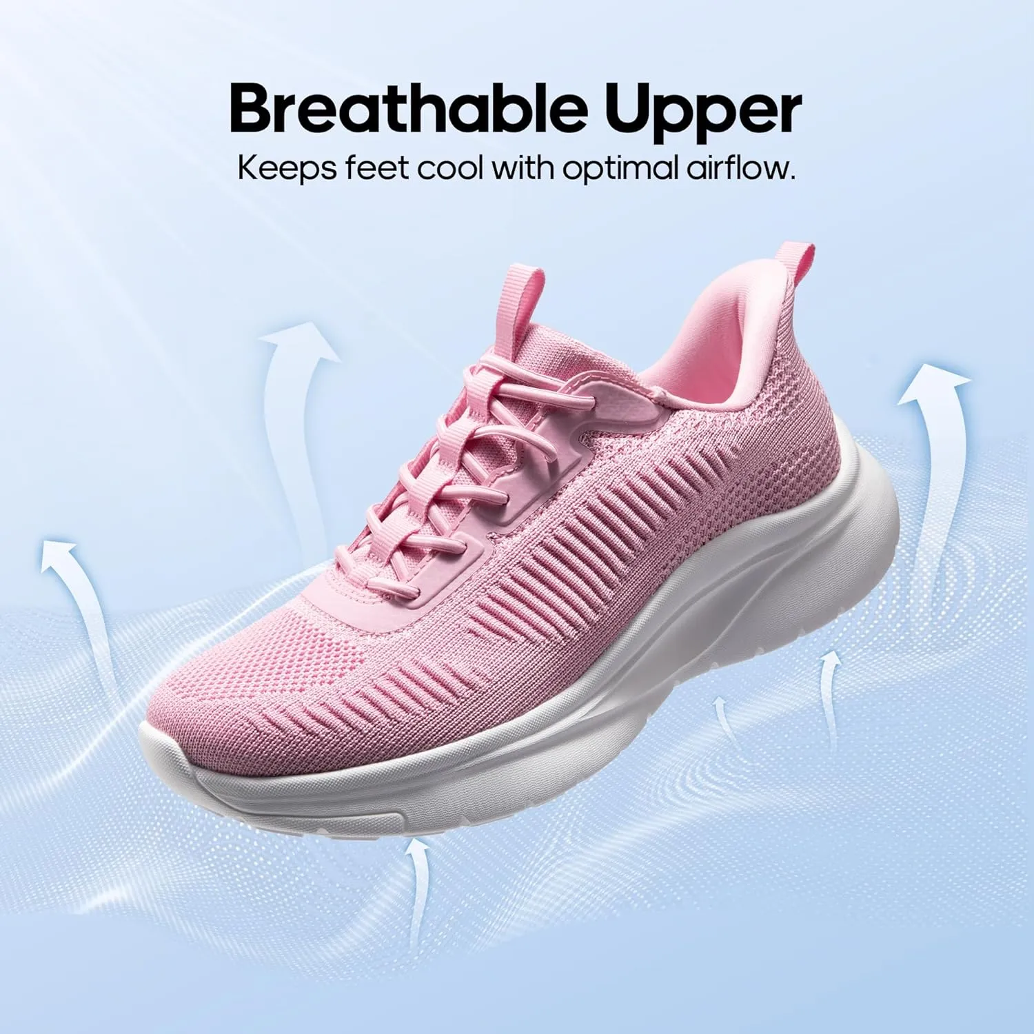 NORTIV 8 Women's Slip on Walking Shoes Tennis Lightweight Gym Sneakers ActiveFlow Workout Breathable Hands-Free Cross Trainer Comfortable Fashion Sneakers