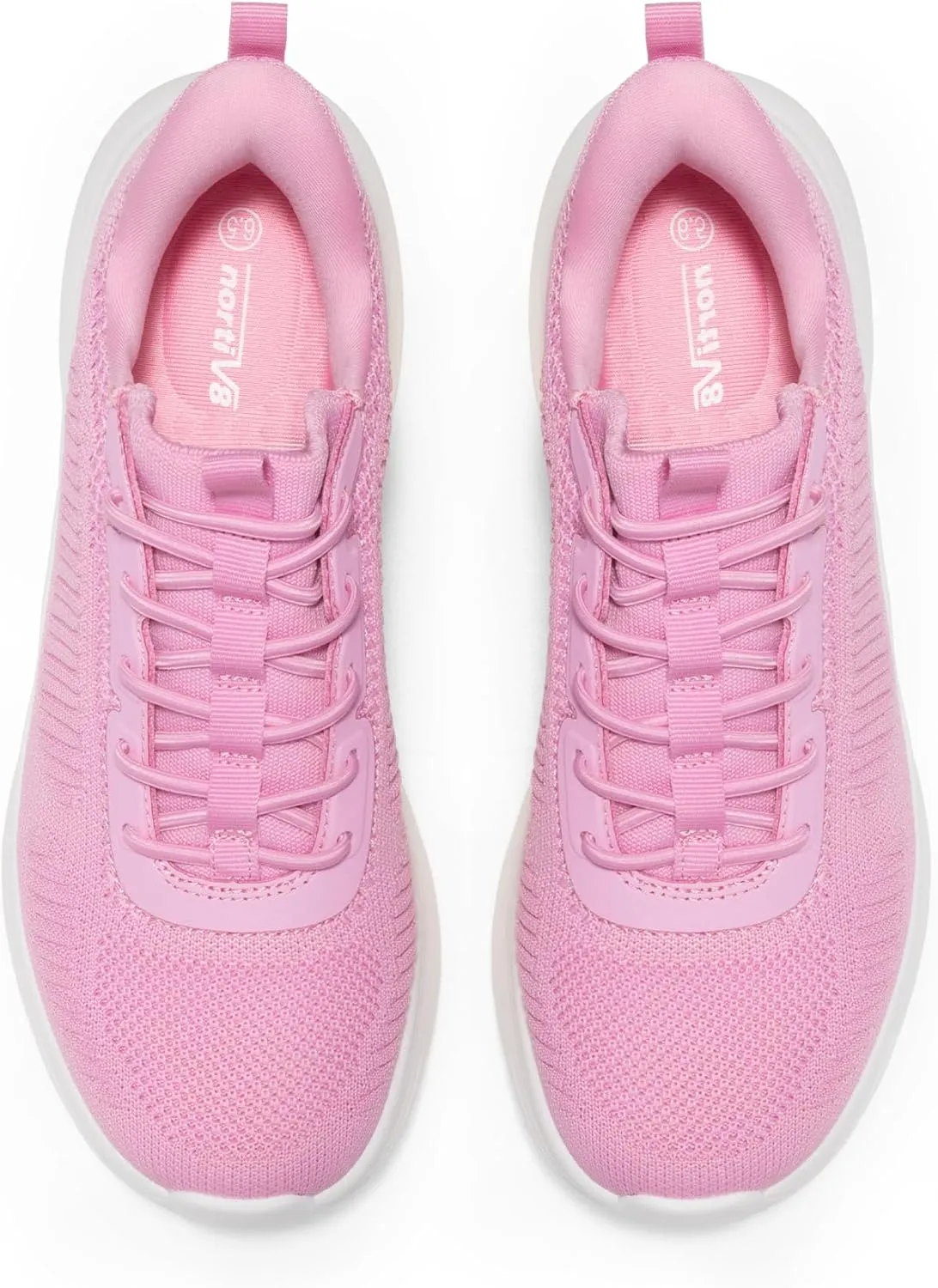 NORTIV 8 Women's Slip on Walking Shoes Tennis Lightweight Gym Sneakers ActiveFlow Workout Breathable Hands-Free Cross Trainer Comfortable Fashion Sneakers