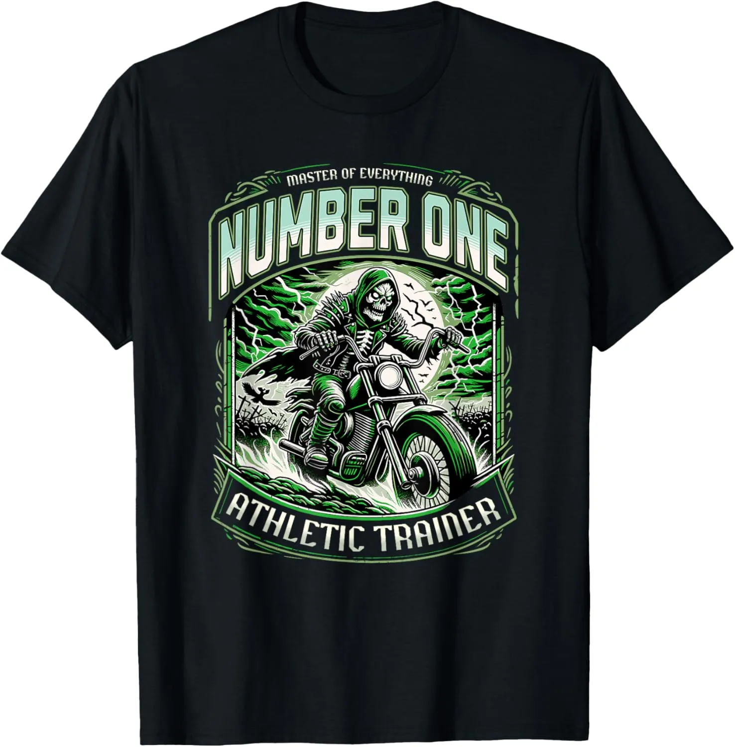 Number One Athletic Trainer #1 Career Designs T-Shirt