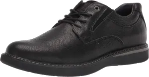Nunn Bush Men's BAYRIDGE Plain Toe Lightweight Leather LACE-UP Oxford, Black, 13