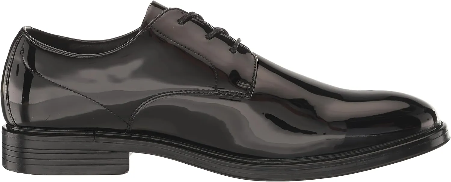 Nunn Bush Men's Centro Flex Plain Toe Oxford Formal Lace Up Tuxedo Shoe