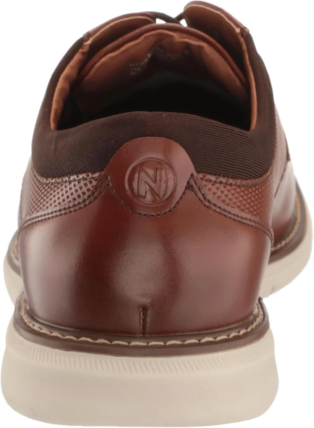 Nunn Bush Men's Chase Plain Toe Oxford Contemporary Lace Up