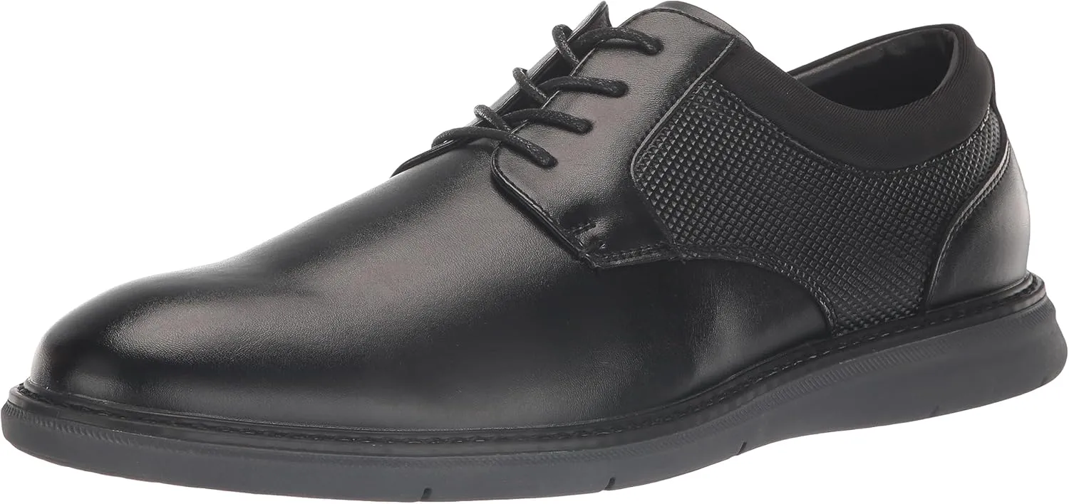 Nunn Bush Men's Chase Plain Toe Oxford Contemporary Lace Up