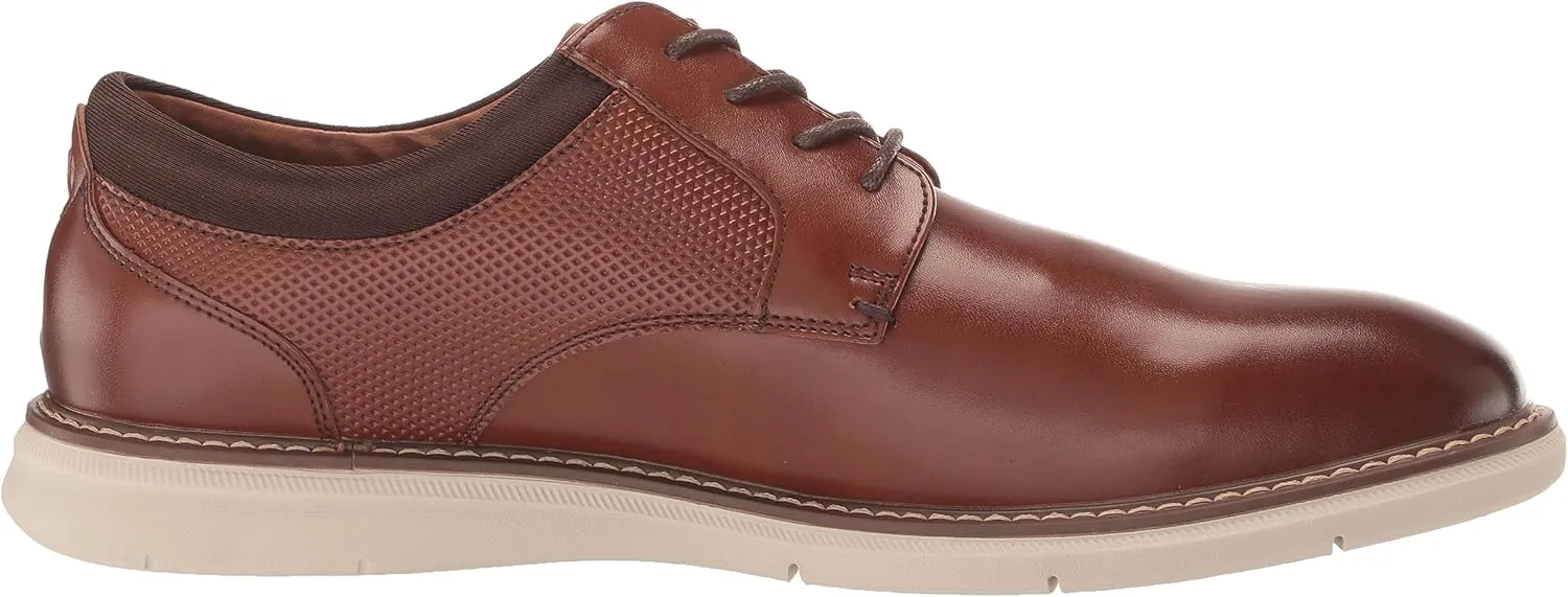Nunn Bush Men's Chase Plain Toe Oxford Contemporary Lace Up