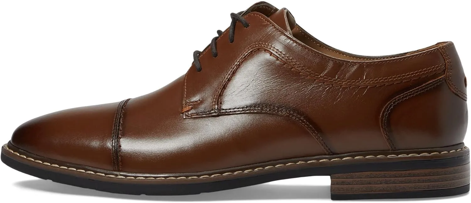 Nunn Bush Men's Hayden Cap Toe Oxford Dress Casual Leather Lace Up Shoes