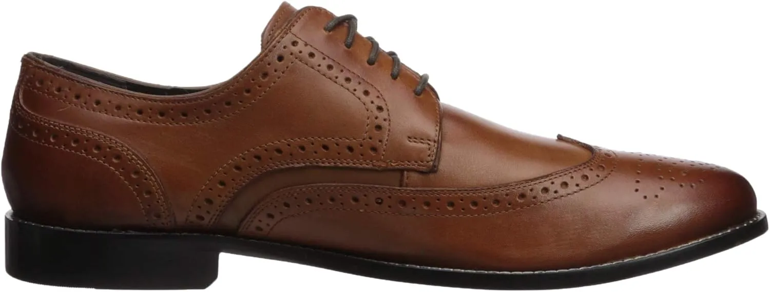 Nunn Bush Men's Nelson Wing Tip Oxford Dress Casual Lace-Up