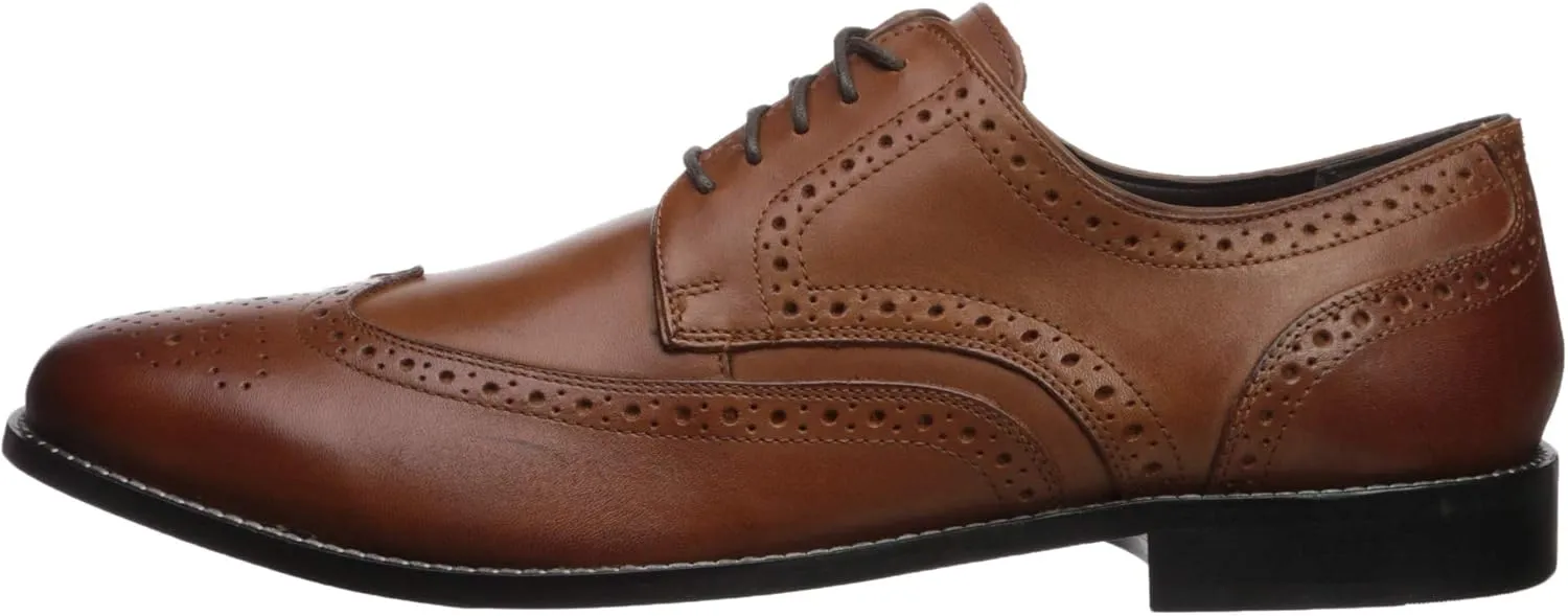 Nunn Bush Men's Nelson Wing Tip Oxford Dress Casual Lace-Up