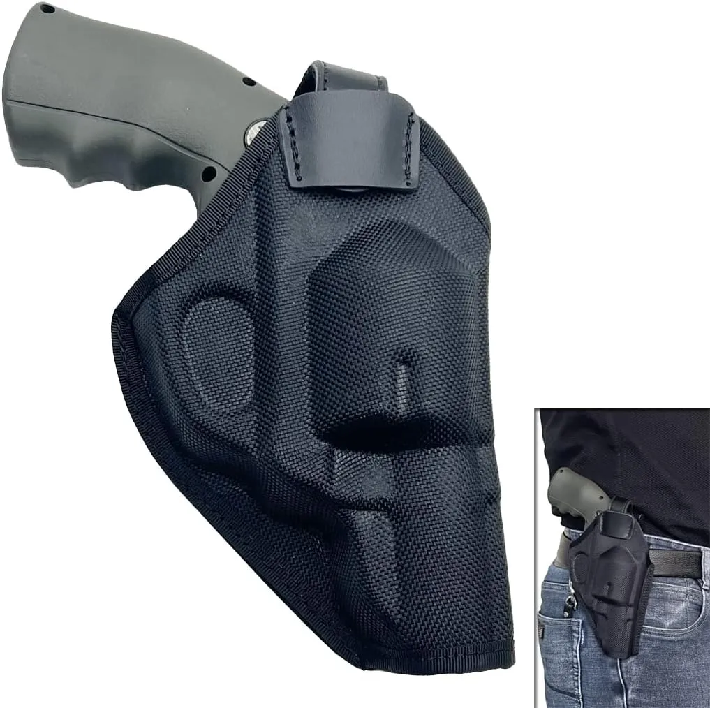 Nylon OWB Holster Fits GP100 Smith Wesson Model 357 Magnum 7-Shot 4" BBL, Right Hand Draw