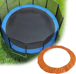 Orange Trampoline Replacement Mat, Trampoline Replacement Pad Edge Protection Fits 6F 8FT 10FT, Round Spring Cover, UV-Resistant, Tear-Resistant Edge Protection