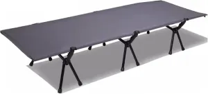 Outdoors Camping Cot with Side Pocket, Ultralight Folding Backpacking Cot, Supports 120kg, Portable Camping Bed for Camping Hiking Travel Home