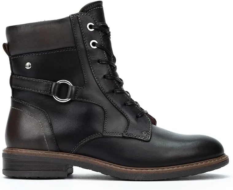 PIKOLINOS Flat Ankle Boots Leather Aldaya for Woman