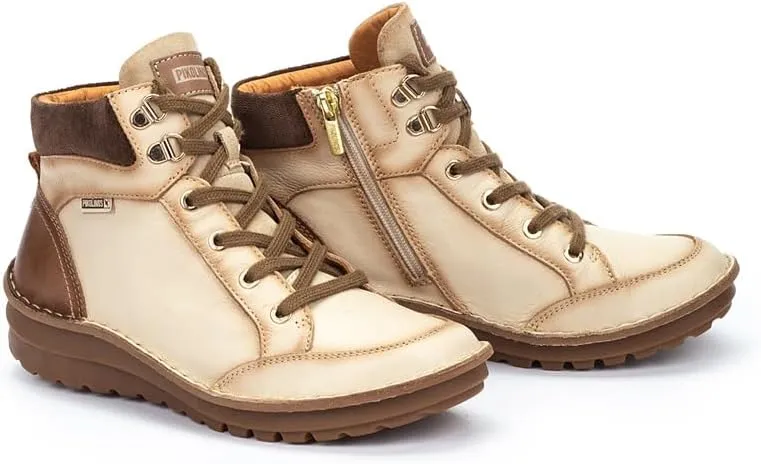PIKOLINOS Flat Ankle Boots Leather Cazorla for Woman