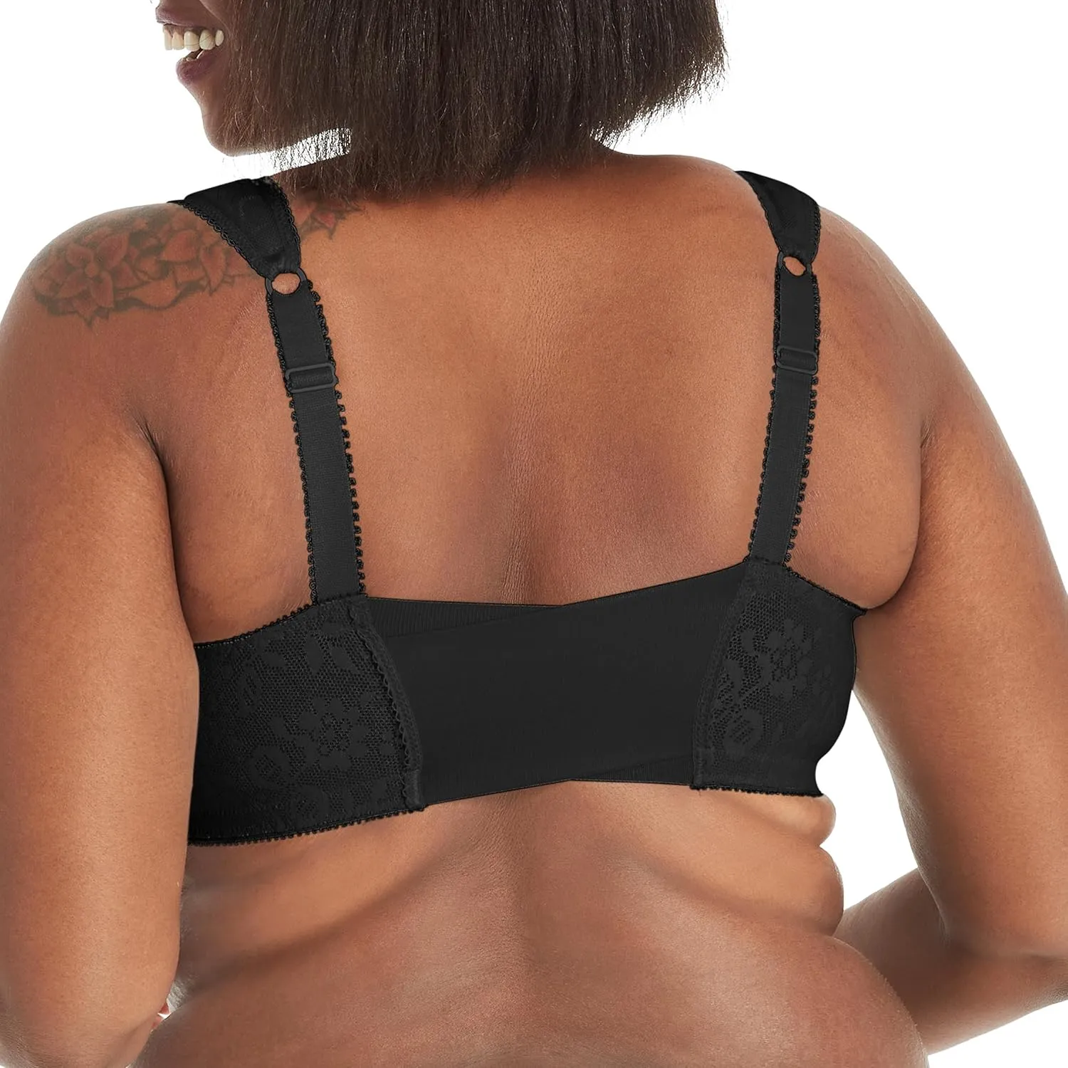 Playtex Women's Wireless Bra, 18 Hour Plus-Size Bras Available, Front Close, Supportive, 4695