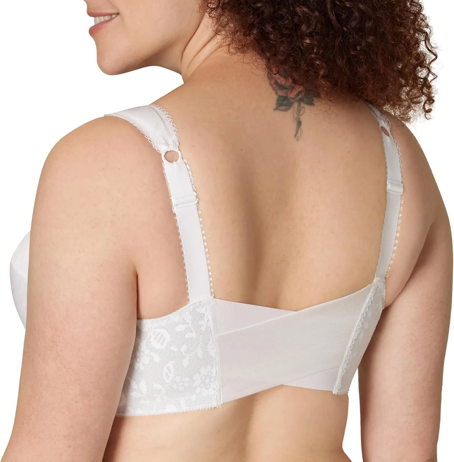 Playtex Women's Wireless Bra, 18 Hour Plus-Size Bras Available, Front Close, Supportive, 4695