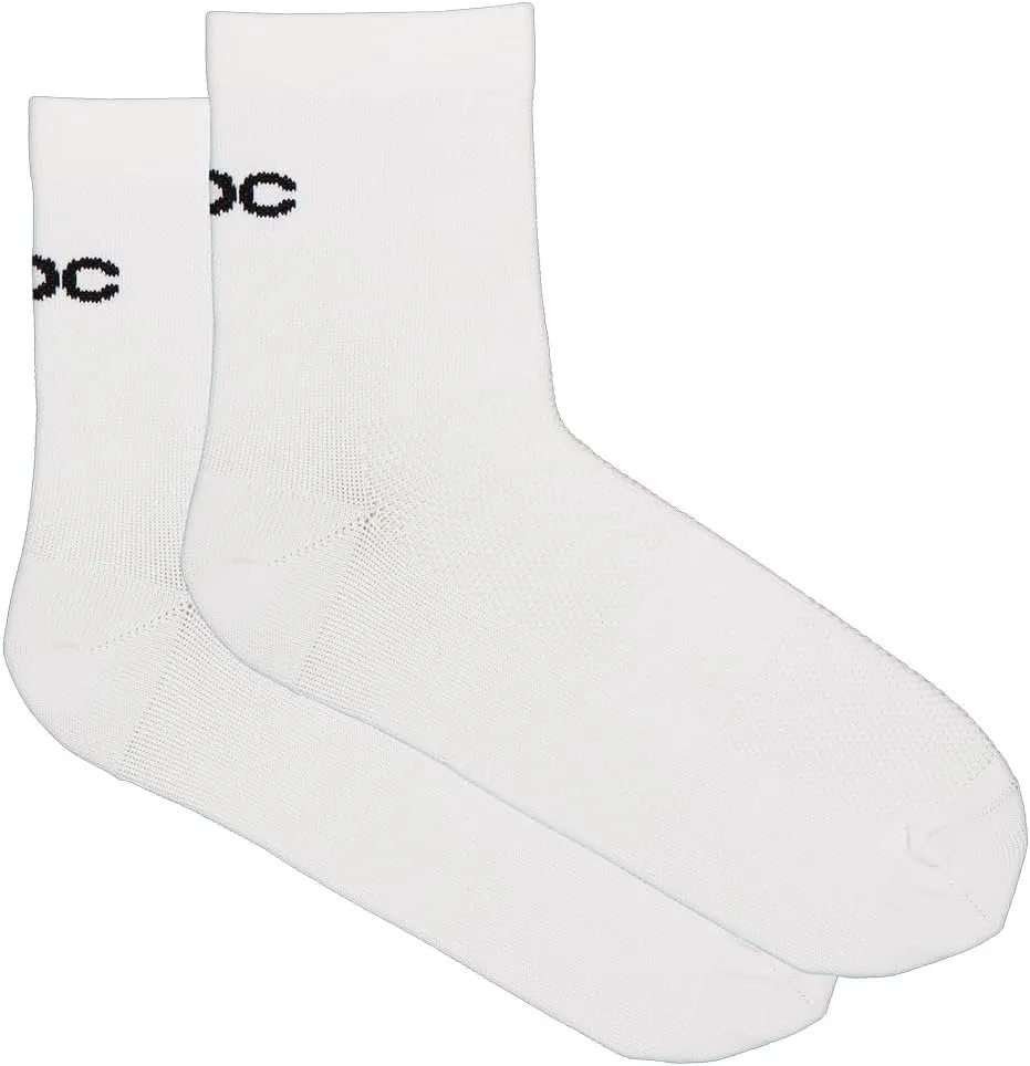 POC Sports Cadence Road Short Socks - Hydrogen White - Small