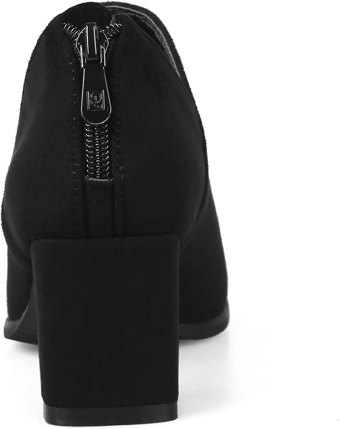 Pointed Toe Oxford Women Lace Up Block Heel