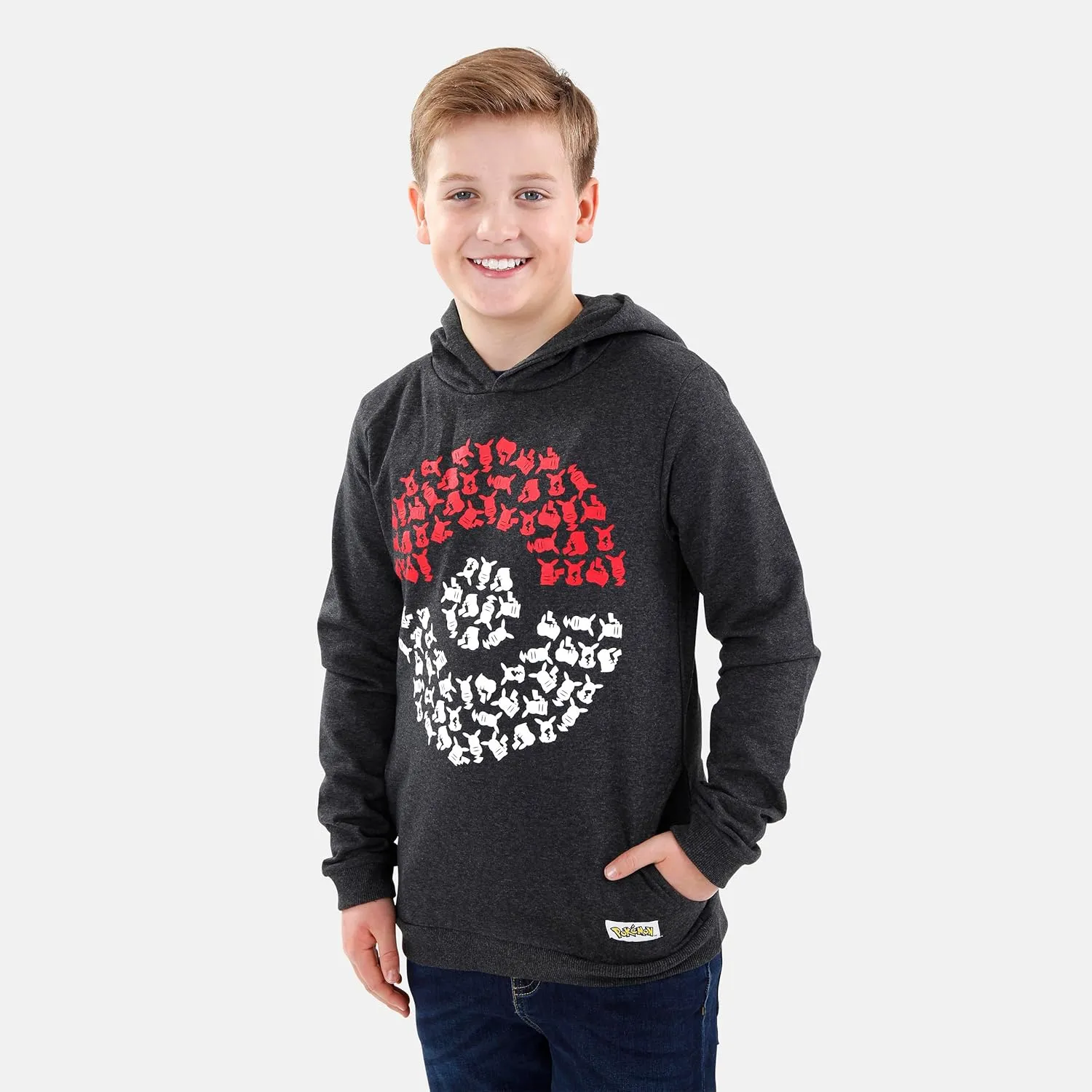 Pokémon Hoodie For Boys With Pokeball Design | Pikachu Kids Hoodies