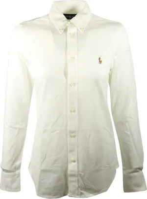 Polo Ralph Lauren Womens Knit Oxford Shirt