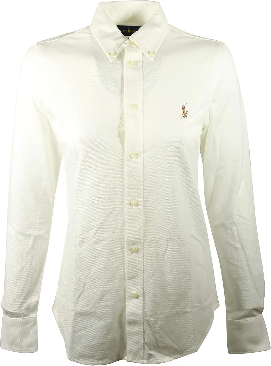 Polo Ralph Lauren Womens Knit Oxford Shirt