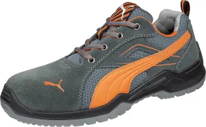 PUMA Safety Mens Omni Flash Low Lace Up Safety Trainer/Sneaker (8 US) (Orange)