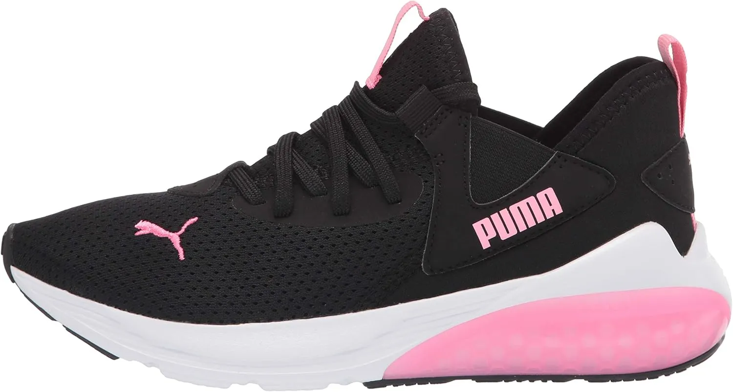 PUMA Unisex-Child unisexchild Cell Vive Running Shoe, Blackcastlerock, 5.5 Big Kid US