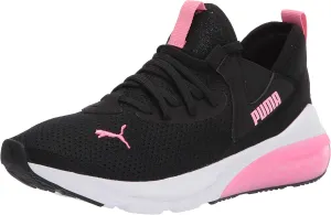 PUMA Unisex-Child unisexchild Cell Vive Running Shoe, Blackcastlerock, 5.5 Big Kid US
