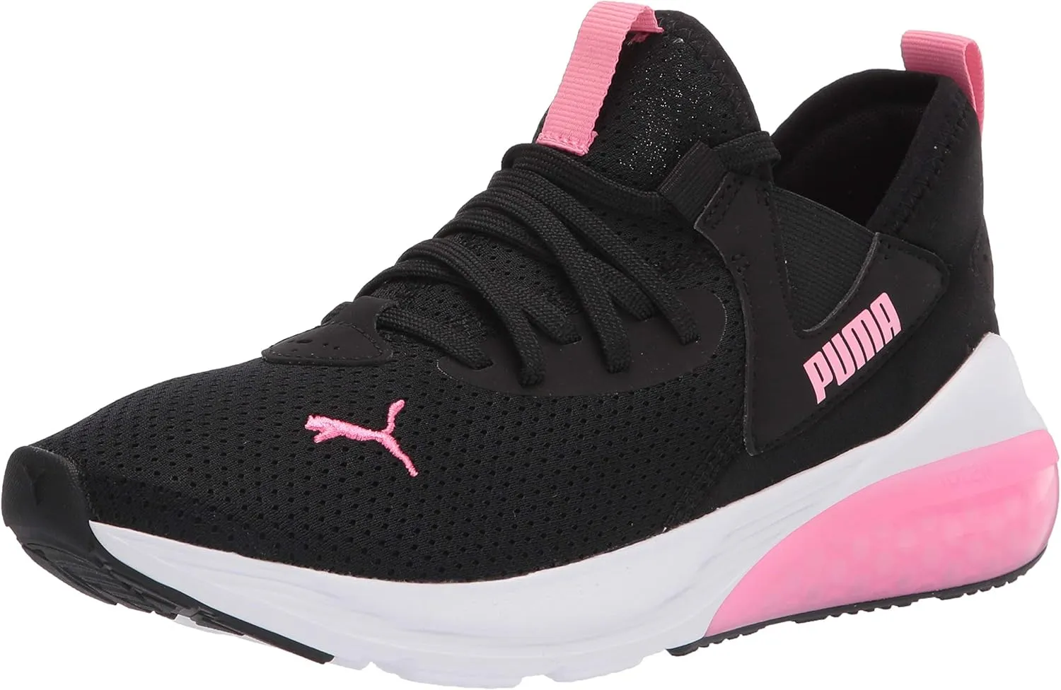 PUMA Unisex-Child unisexchild Cell Vive Running Shoe, Blackcastlerock, 5.5 Big Kid US