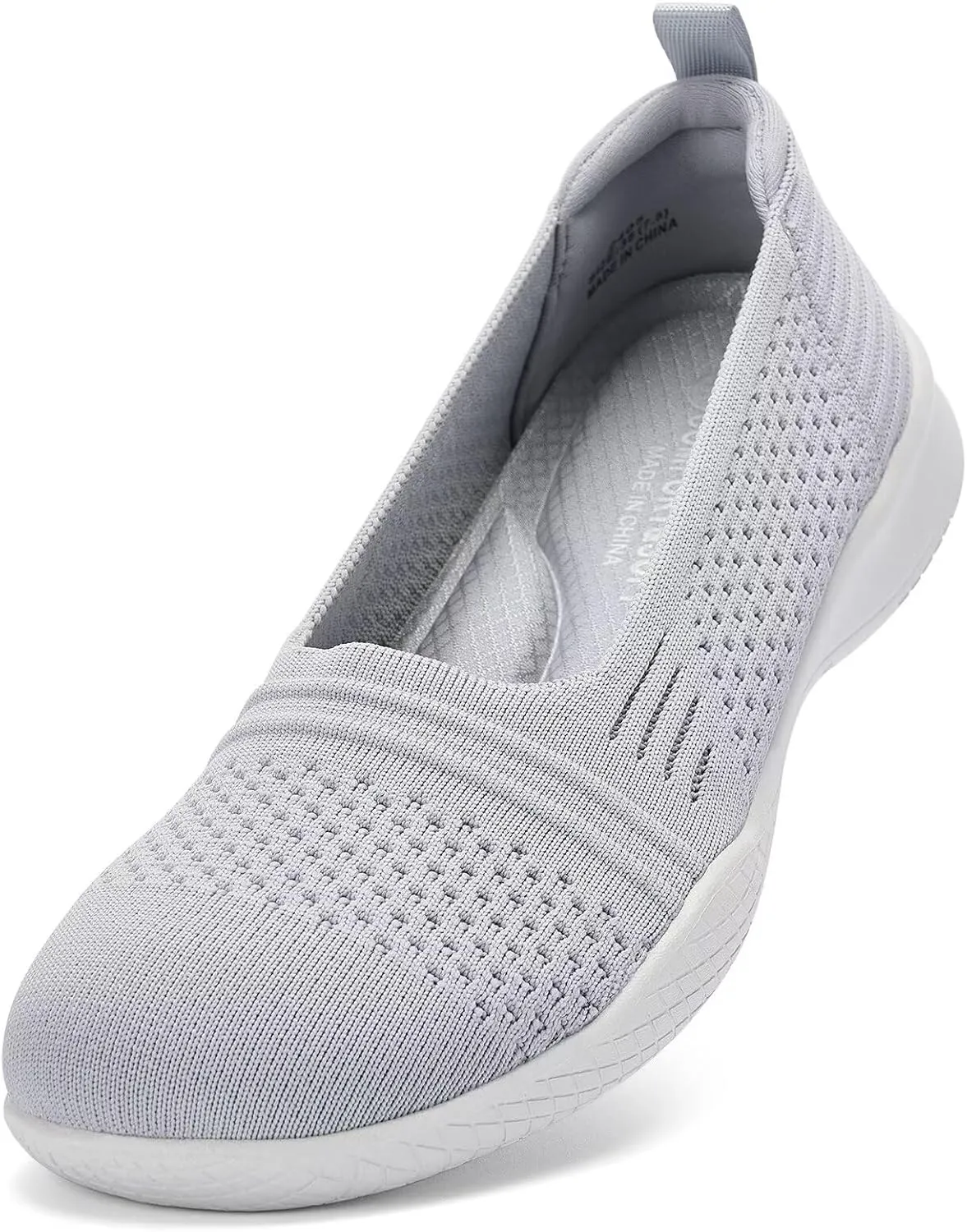 Puxowe Women's Casual Slip on Walking Shoes-Lightweight Knit Loafer