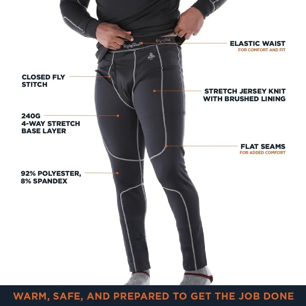 RefrigiWear Heavyweight Stretch Jersey Knit Base Layer Bottom