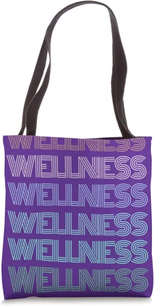 Retro WELLNESS Squad Health Mode Personal Trainer Life Coach Tote Bag