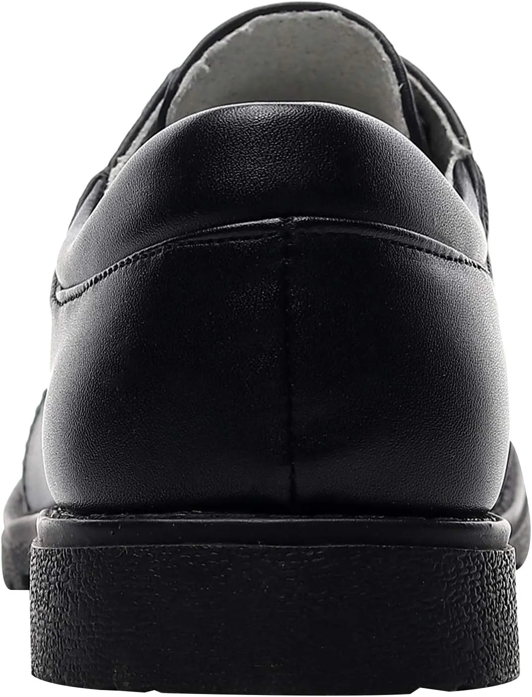rismart Boys' Leather School Uniform Oxfords Lace up Dress Shoes