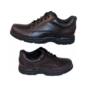 Rockport Mens Eureka Brown Oxford Dress Shoe Size 9XW  (A10808)
