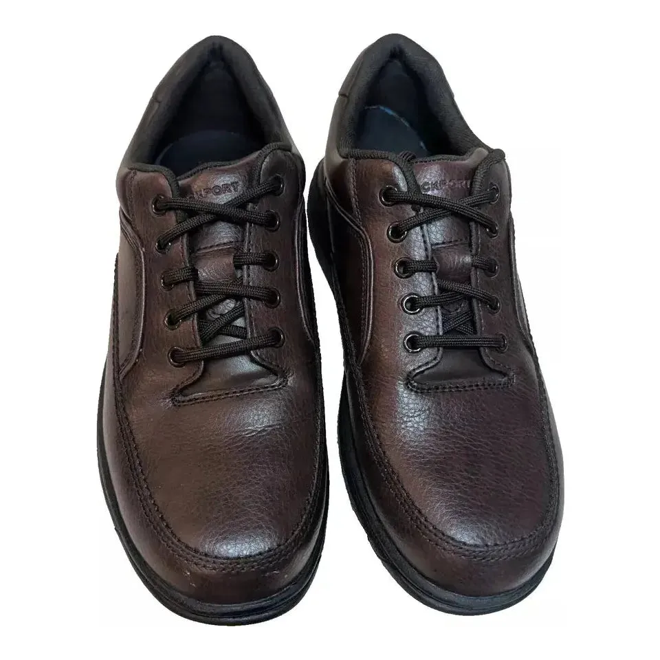 Rockport Mens Eureka Brown Oxford Dress Shoe Size 9XW  (A10808)