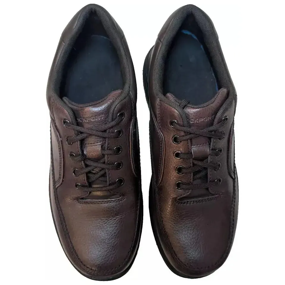 Rockport Mens Eureka Brown Oxford Dress Shoe Size 9XW  (A10808)