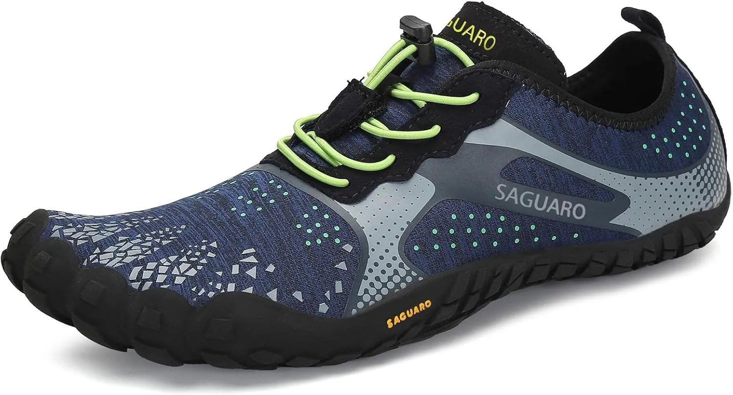 SAGUARO Womens Mens Barefoot Shoes Minimalist Trail Runner Wide Toe Box Zero Drop Outdoor Cross Training Shoe