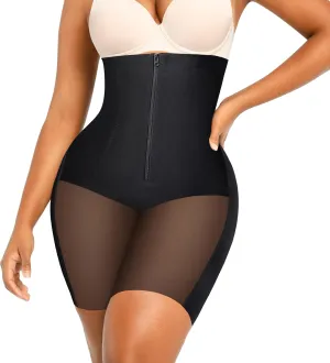 SHAPELLX Shapewear Tummy Control for Women High Waist Slimmer Body Shaper Waist Trainer Butt Lifter Bodysuit Faja Shorts