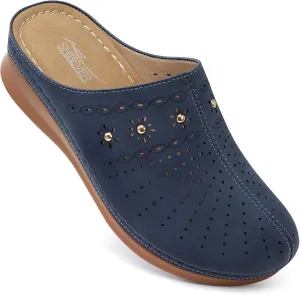 SHIBEVER Clogs for Women Mules Slip-On: Closed Toe Clog - Comfortable Womens Mule