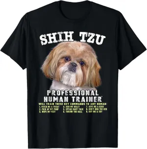 Shih Tzu Professional Human Trainer T-Shirt
