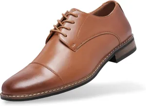 SILENTCARE Men's Oxford Formal Dress Shoes Business Comfortable Classic Lace Up Shoes