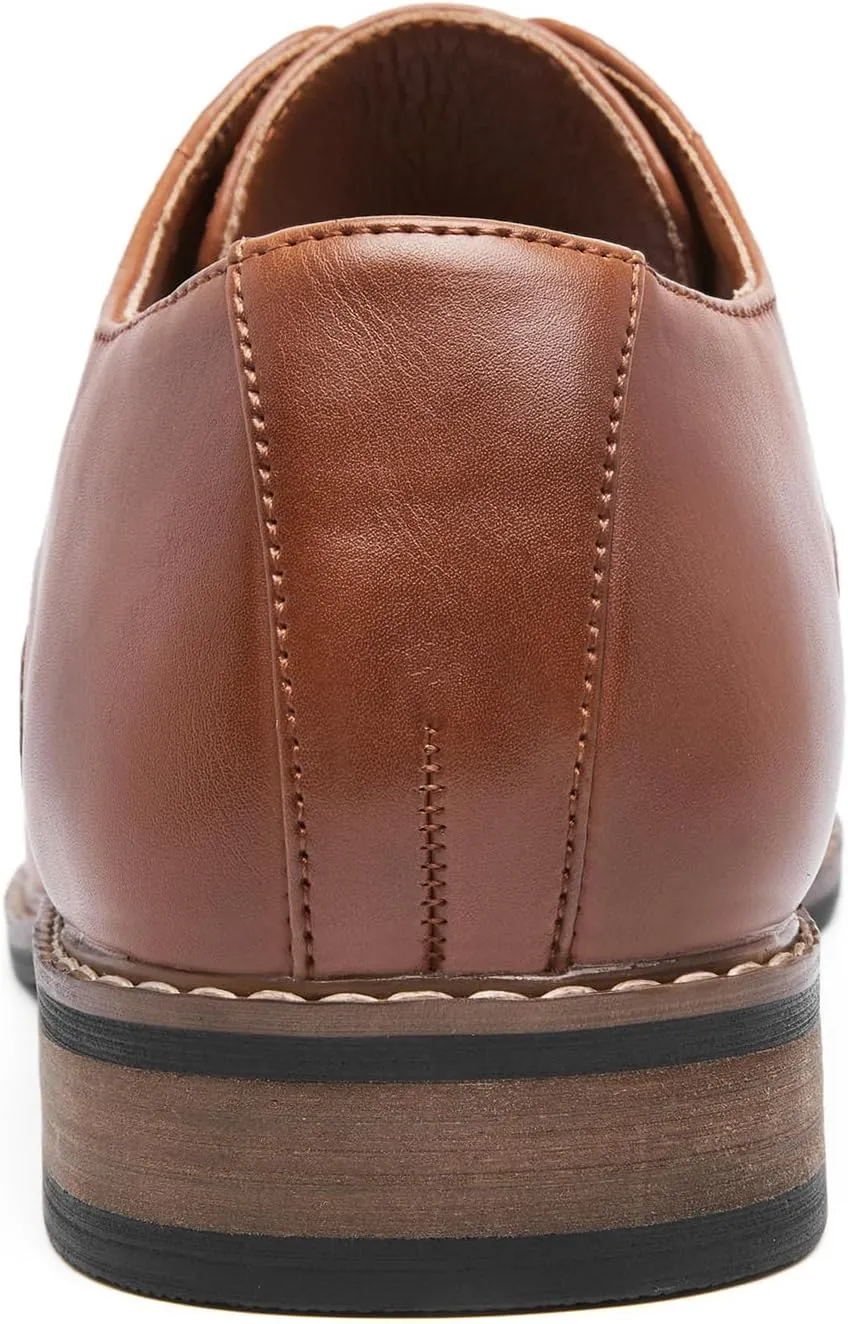 SILENTCARE Men's Oxford Formal Dress Shoes Business Comfortable Classic Lace Up Shoes
