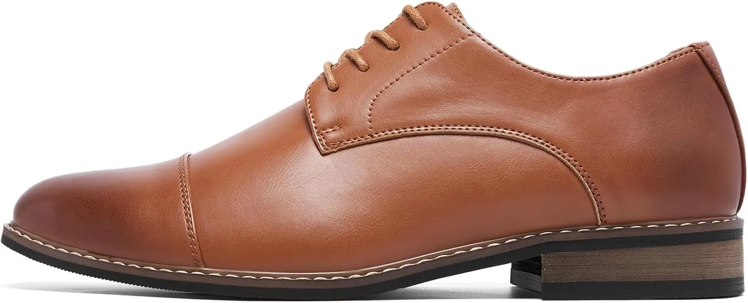 SILENTCARE Men's Oxford Formal Dress Shoes Business Comfortable Classic Lace Up Shoes