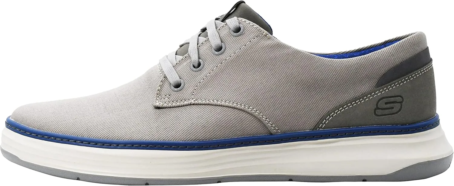 Skechers Men's Moreno Canvas Oxford Shoe, xx