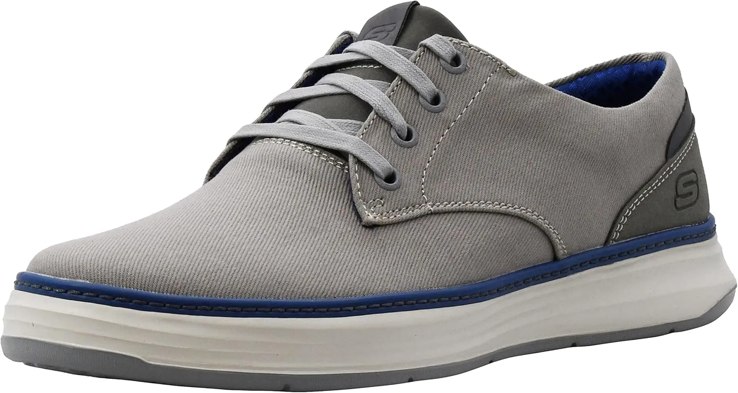 Skechers Men's Moreno Canvas Oxford Shoe, xx