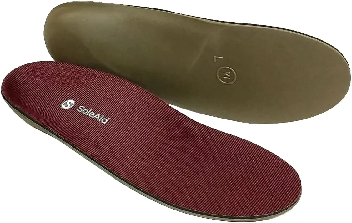 SoleAid III Performance Insole, Neutral Height Rigid Arch Support Orthotic for Overpronation, Shock Absorbing, Anti-Fatigue, All Day Comfort Shoe Insert (Women - / Men 11-11.5)