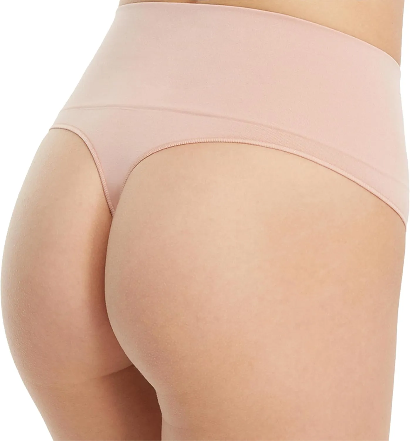 SPANXshape Everyday Shaping Thong - Core Control Shapewear Underwear - Invisible Under Clothes - Seamless Design