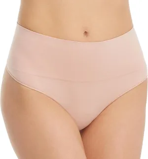 SPANXshape Everyday Shaping Thong - Core Control Shapewear Underwear - Invisible Under Clothes - Seamless Design
