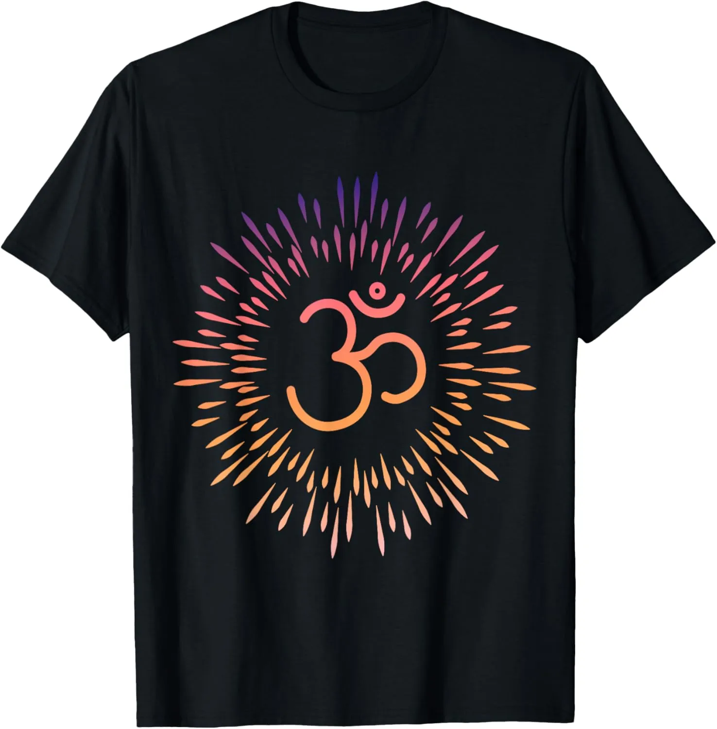Spiritual Symbols For Yoga Instructor & Trainer Om Symbol Meditation Chakra Mindfulness Namaste Goa Yoga T-Shirt