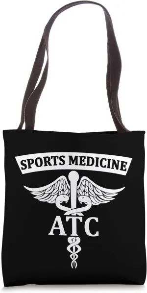 Sports Medicine Certified Athletic Trainer ATC Medical Print Tote Bag