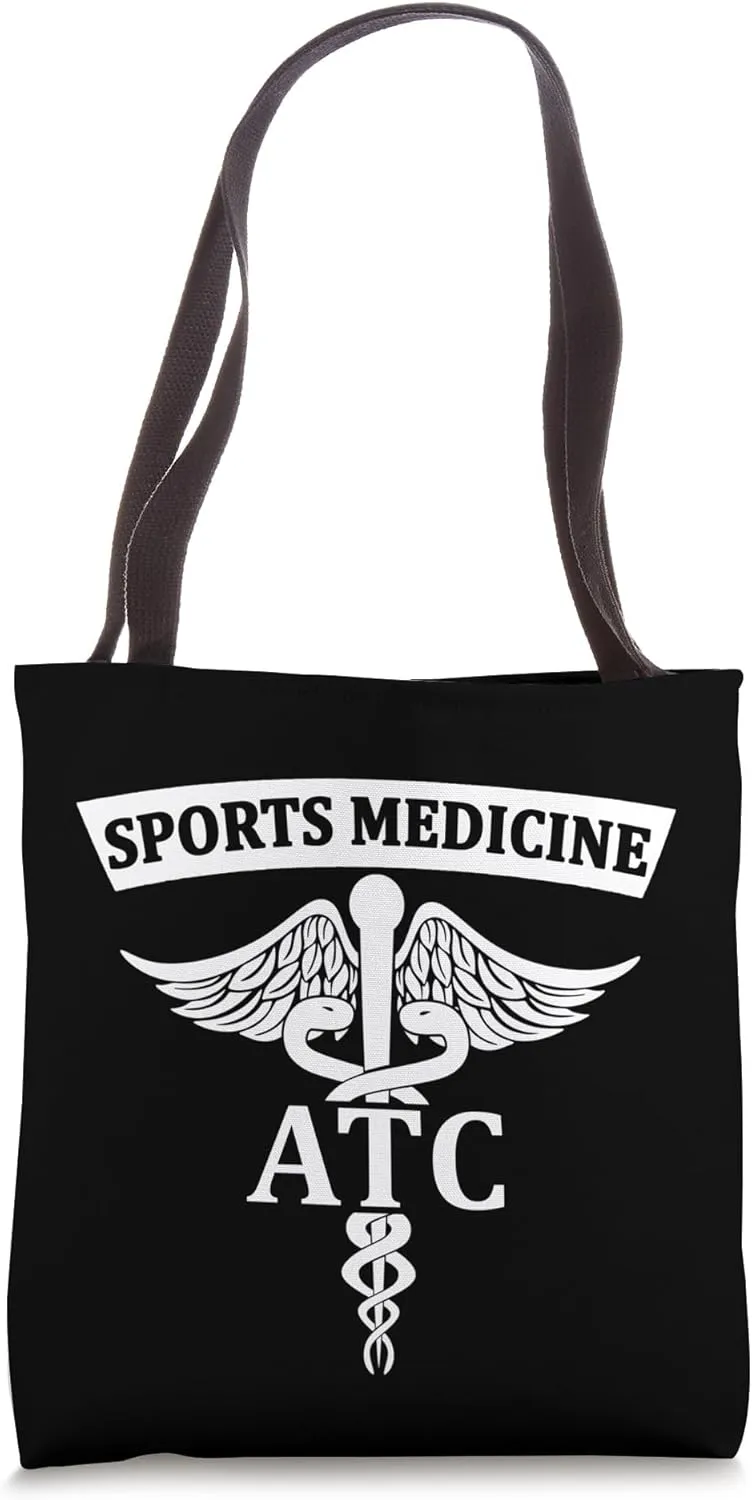 Sports Medicine Certified Athletic Trainer ATC Medical Print Tote Bag